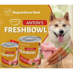 800g Huhn mit Reis + Karotten - Magenschoner Bowl