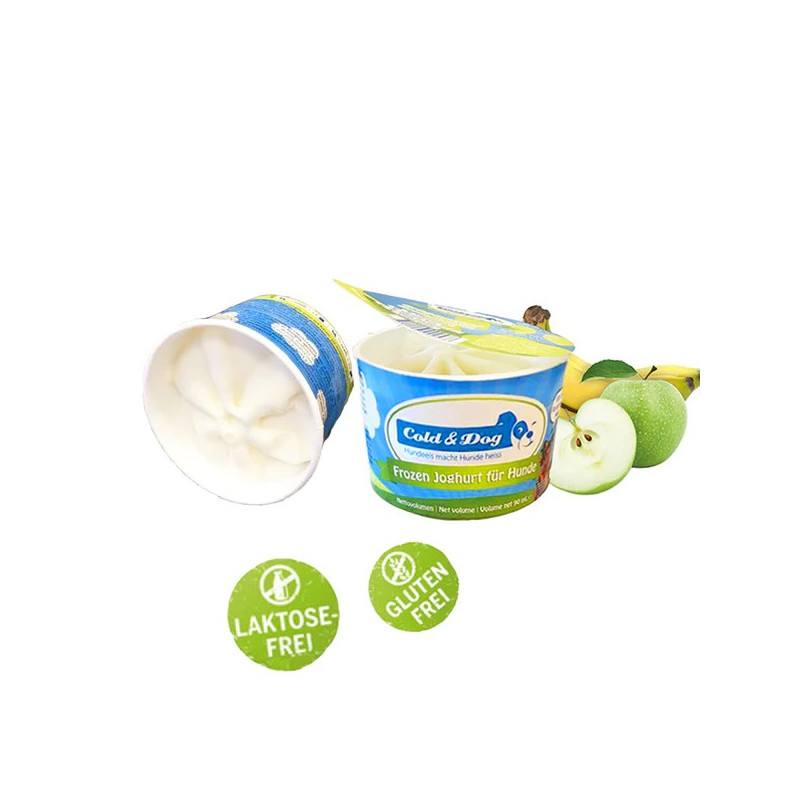 2x 90ml Eis Apfel mit Banane  Cold&Dog