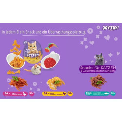 Joy & Toy Ei Snacks + Spielzeug Überraschung Katze