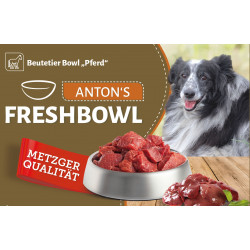 800g Beutetier Bowl Pferd BARF Aufteilung